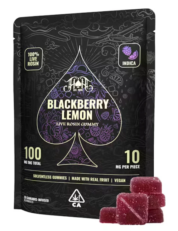 Heavy Hitters - Heavy Hitters - Blackberry Lemon Live Rosin Gummies - 100mg Main Image
