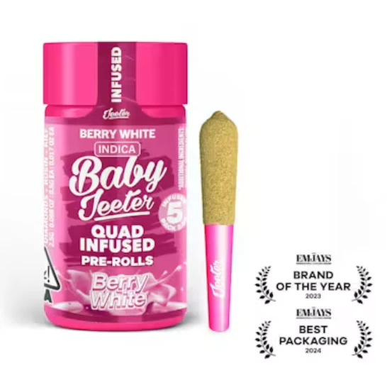 Jeeter - Berry White 5pk 0.5g Prerolls - Indica | Jeeter Main Image