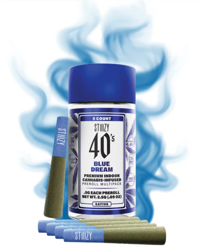 STIIIZY - Blue Dream 5 Pack Infused Pre Roll - .5G (2.5G) Main Image