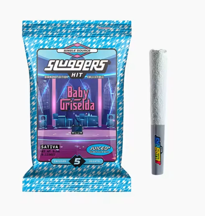 SLUGGERS HIT - Baby Griselda - 5pk Diamond & Hash Infused Pre-rolls (Sluggers) Main Image