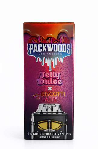 PACKS LOS ANGELES - Jelly Dulce x Biscotti Latte - 2g Disposable (Packwoods) Main Image