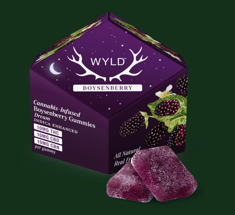 WYLD - Wyld | Edibles | Gummies | Infused - Boysenberry - 1:1:1, 100mgTHC;CBD;CBN Main Image
