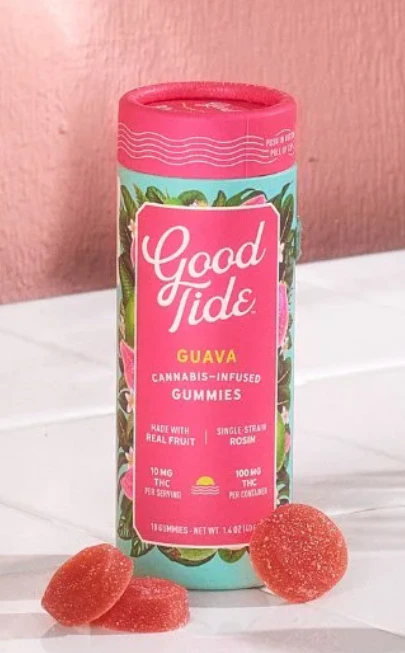 Good Tide - Good Tide | Edibles | Gummies | Rosin Infused - Guava | 100mg Main Image