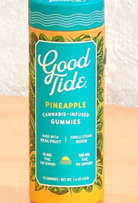 Good Tide | Edibles | Gummies | Rosin Infused - Pineapple | 100mg