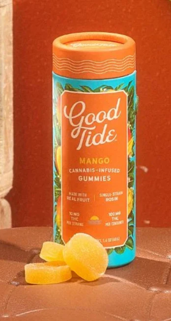 Good Tide - Good Tide | Edibles | Gummies | Rosin Infused - Mango | 100mg Main Image