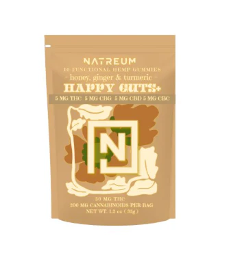Natreum - Happy Guts Honey, Ginger & Turmeric 50mg Main Image