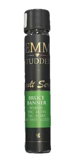 Gemme Studded - Bruce Banner 1g Preroll - Hybrid | Gemme Studded Main Image