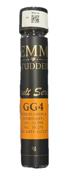 Gemme Studded - GG4 1g Preroll - Indica Dominant | Gemme Studded Main Image