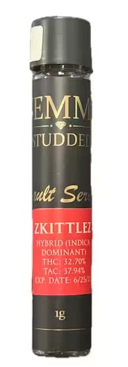 Gemme Studded - Zkittles 1g Preroll - Indica Dominant | Gemme Studded Main Image