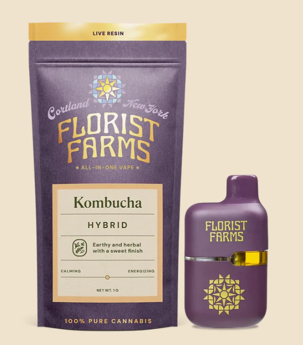 Florist Farms - Kombucha 1g Live Resin AIO - Hybrid | Florist Farms Main Image