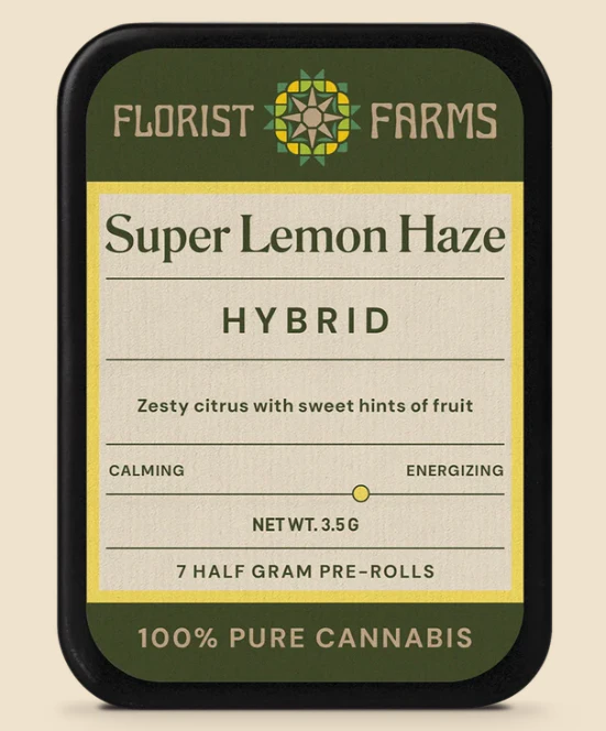 Florist Farms - Super Lemon Haze 7pk Prerolls - Hybrid | Florist Farms Main Image