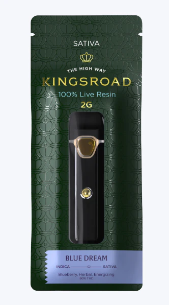 Kingsroad - Blue Dream - 2G Live Resin AIO Vape Main Image