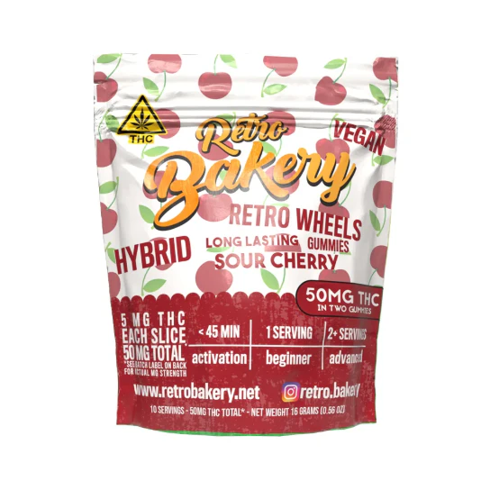 RETRO BAKERY - Sour Cherry gummies 2 pack Main Image