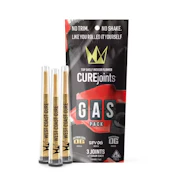 WEST COAST CURE: Gas Pack 1g Cured Pre-Rolls 3pk/3g (H)