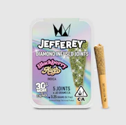 WEST COAST CURE: Blackberry Kush Jefferey .65g Pre-Roll 5pk/3.25g (I)