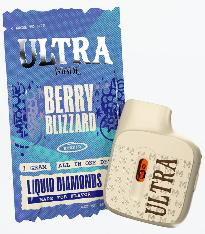 MADE - AIO - Blizzard Berry Ultra Vape - Liquid Diamonds - 1g (H) - MADE Main Image