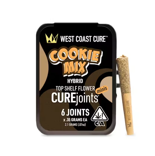 West Coast Cure - WEST COAST CURE: Cookie Mix .35g Pre-Roll 6pk/2.1g (H) Main Image