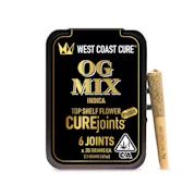 WEST COAST CURE: OG Mix .35g Pre-Roll 6pk/2.1g (I)