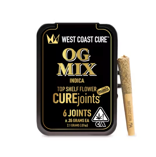 West Coast Cure - WEST COAST CURE: OG Mix .35g Pre-Roll 6pk/2.1g (I) Main Image