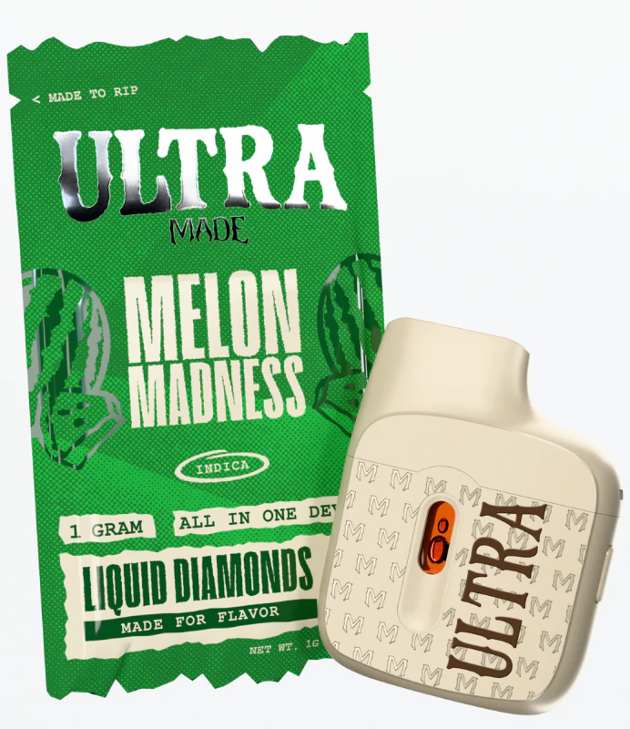 MADE -  AIO - Melon Madness Ultra Vape - Liquid Diamonds - 1g (I) - MADE Main Image