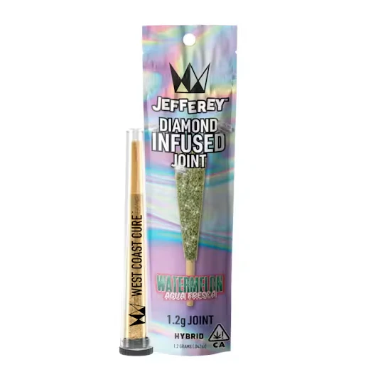 West Coast Cure - WEST COAST CURE: Watermelon Agua Fresca Infused Jefferey 1.2g Pre-Roll (H) Main Image