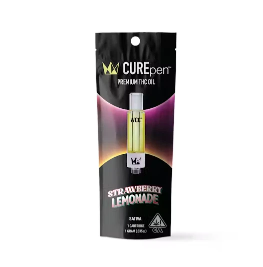 West Coast Cure - WEST COAST CURE: Strawberry Lemonade CUREpen 1g Distillate Cart (S) Main Image