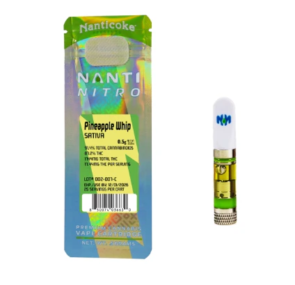 NANTI NITRO - Pineapple Whip 0.5g Cartridge - Sativa | Nanti Nitro Main Image