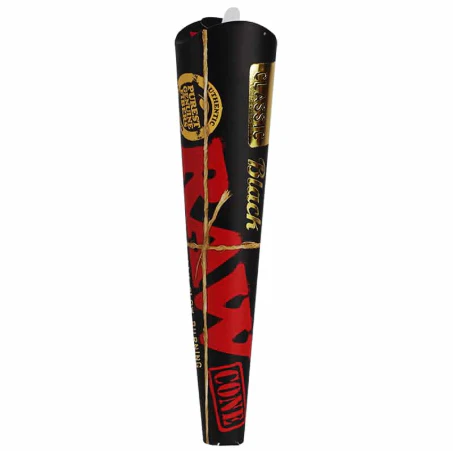 RAW - Raw - 1 1/4 Cones (Black) - 6-Pack Main Image