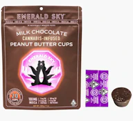 EMERALD SKY 20PK Indica Milk Chocolate Peanut Butter Cups