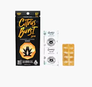 EMERALD SKY 100mg Citrus Burst Gummy Single