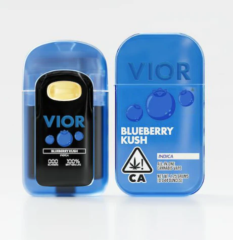 VIOR - VIOR | BLUEBERRY KUSH - AIO | CARTRIDGE | 1.25G Main Image