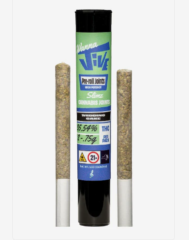 Wanna JIVE - Wanna Jive Preroll 2pk 0.75G - Wedding Cake Preroll | P34 Main Image
