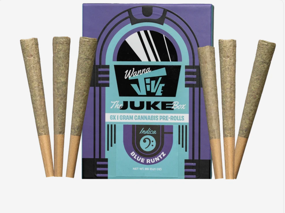 Wanna JIVE - Wanna Jive Preroll 6pk 1G - Blue Runtz | P35 Main Image