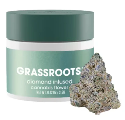 Grassroots - Foreign Kush Mints Diamond Infused (3.5G Jar) Main Image