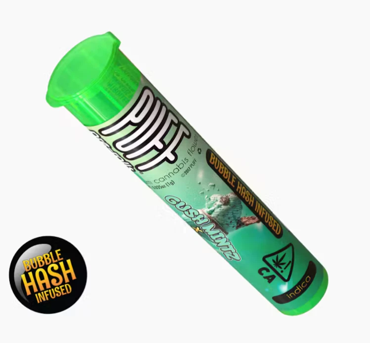 PUFF - Gush Mintz x Ice Cream Cake - 1g Bubble Hash Infused pre-roll (Puff) Main Image