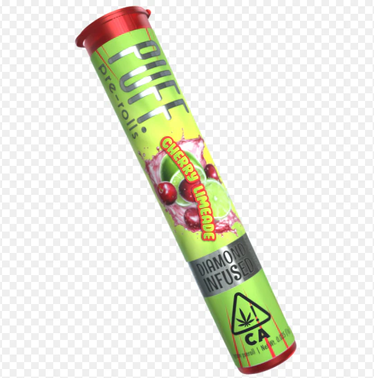 PUFF - Cherry Limeade - 1g Triple Infused Pre-roll (Puff) Main Image