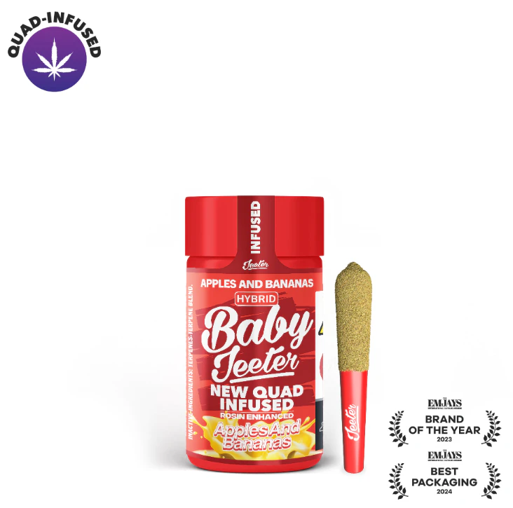 Jeeter - Apples & Bananas - 5PK Infused Prerolls Main Image