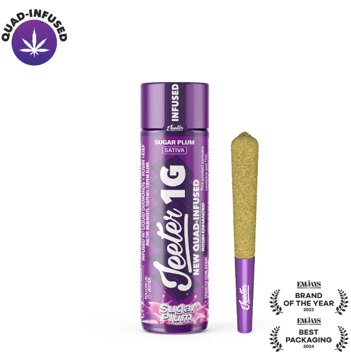 Jeeter - Sugar Plum - 1G Infused Preroll Main Image