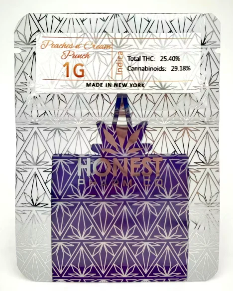 HONEST PHARM CO. - Honest Pharm Co. | Peaches & Cream Punch | Dime | 1g Main Image