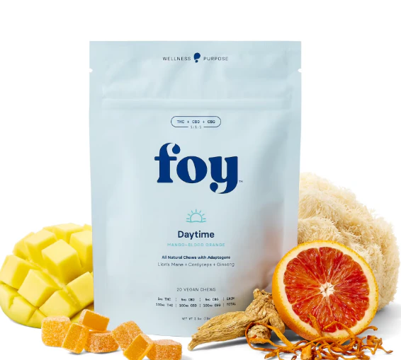 Foy - Foy - Daytime Chews 1:1:1 THC:CBD:CBG - Mango Blood Orange - 20pk - 100mg Main Image