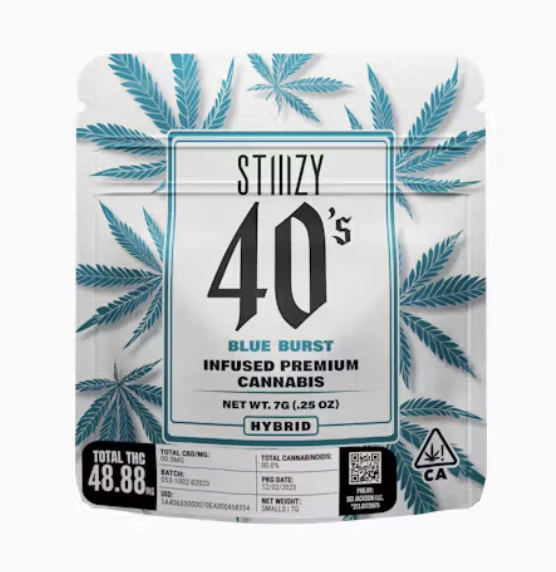 STIIIZY - 7g Stiiizy 40's Infused Flower Smalls - Blue Burst 40% Main Image