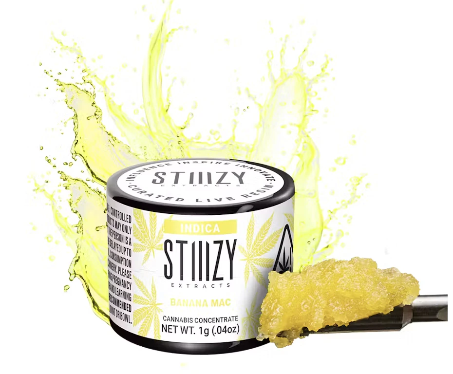 STIIIZY - 1g Stiiizy Live Resin -Sauce- Banana Mac 74% Main Image