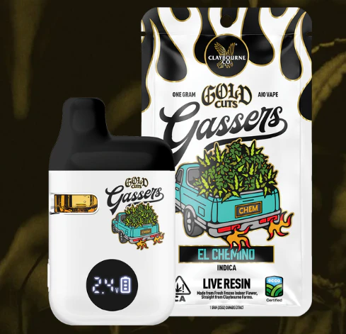 Claybourne Co. - Claybourne Gold Cut Gassers All In One 1g El Chemino Main Image