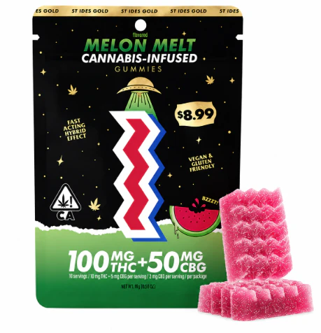 ST IDES - ST IDES | MELON MELT 1:2 THC/CBG | EDIBLE | 100MG Main Image