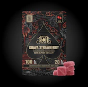 Heavy Hitters- Live Rosin Gummy- Guava Strawberry: 5 x 20mg each