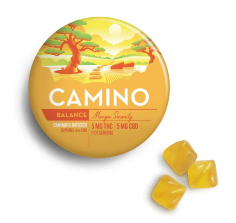 Camino - Camino Mango with CBD 5:5 Cannabis-Infused Gummies 00606 Main Image