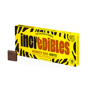 Incredibles | Edibles | Chocolates | Chocolate - Monkey Bar | 10pk 100mg