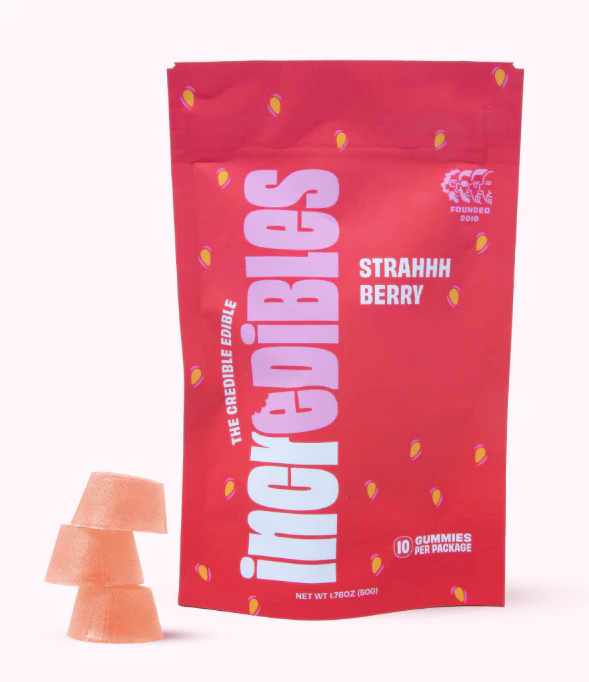 incredibles - Incredibles | Edibles | Gummies | Infused Gummies - Strahhhberry | 10pk 100mg Main Image