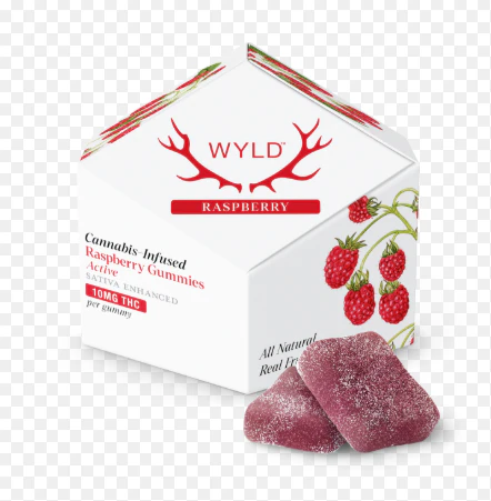 WYLD - Wyld - Raspberry - 100mg Gummies Main Image