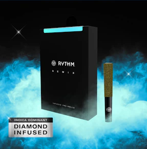 Rythm | Pre-roll | Infused Pre-Rolls | Remix Diamond Infused - Blue Z | 5pk 2.5g